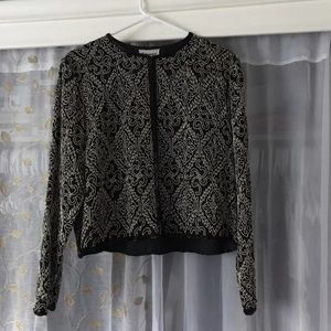 Sténay embroidered evening cardigan